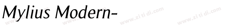 Mylius Modern字体转换 Mylius Modern字体转换